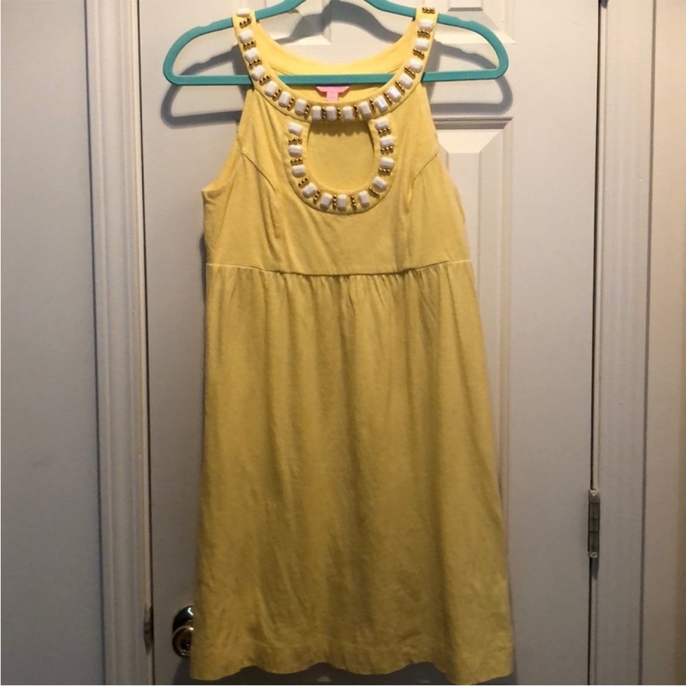 Lilly Pulitzer starfruit yellow Grace dress